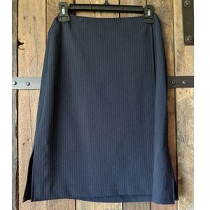 The Limited Stretch Wrap Skirt Navy stripe  Size 0